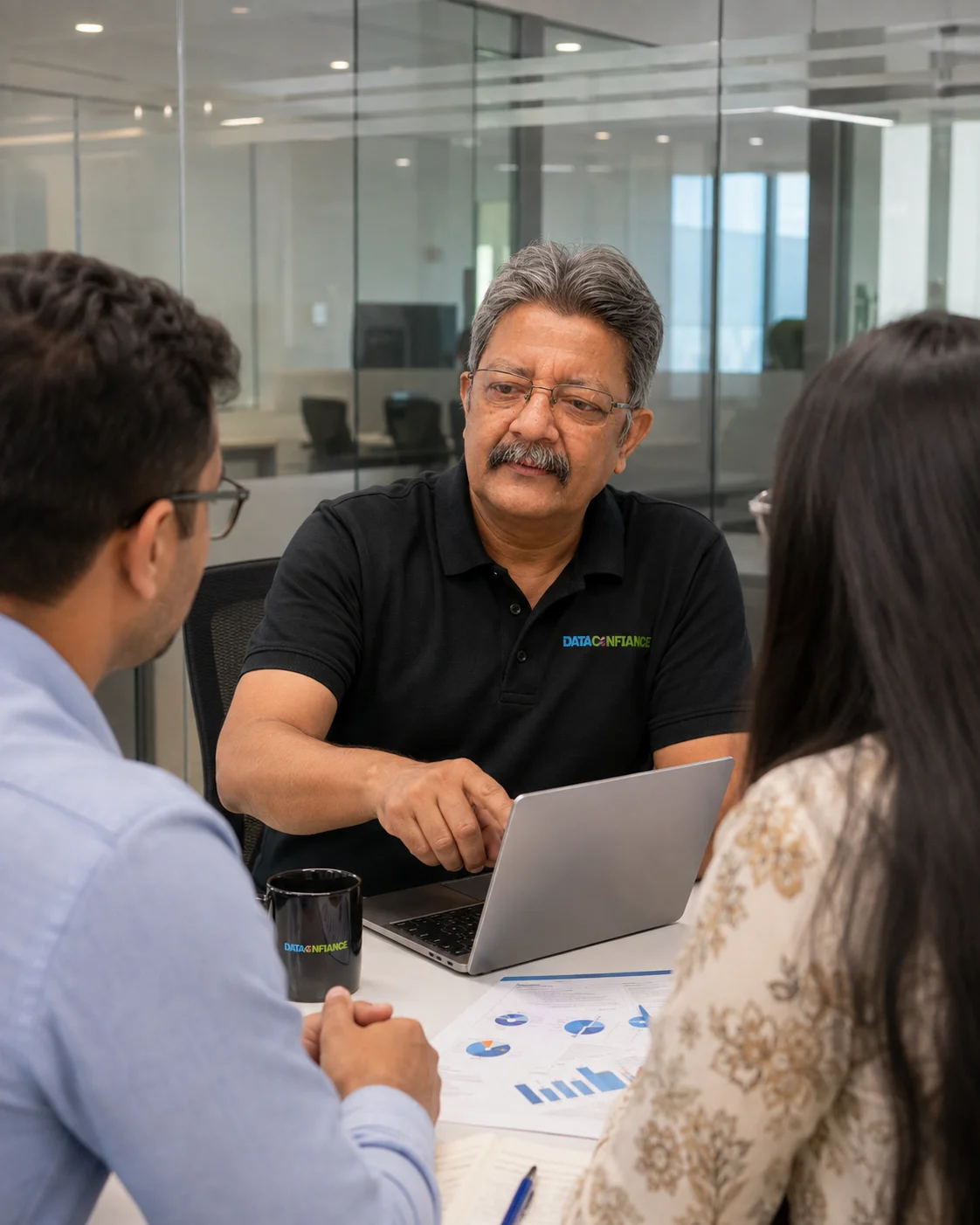 Team members collaborating