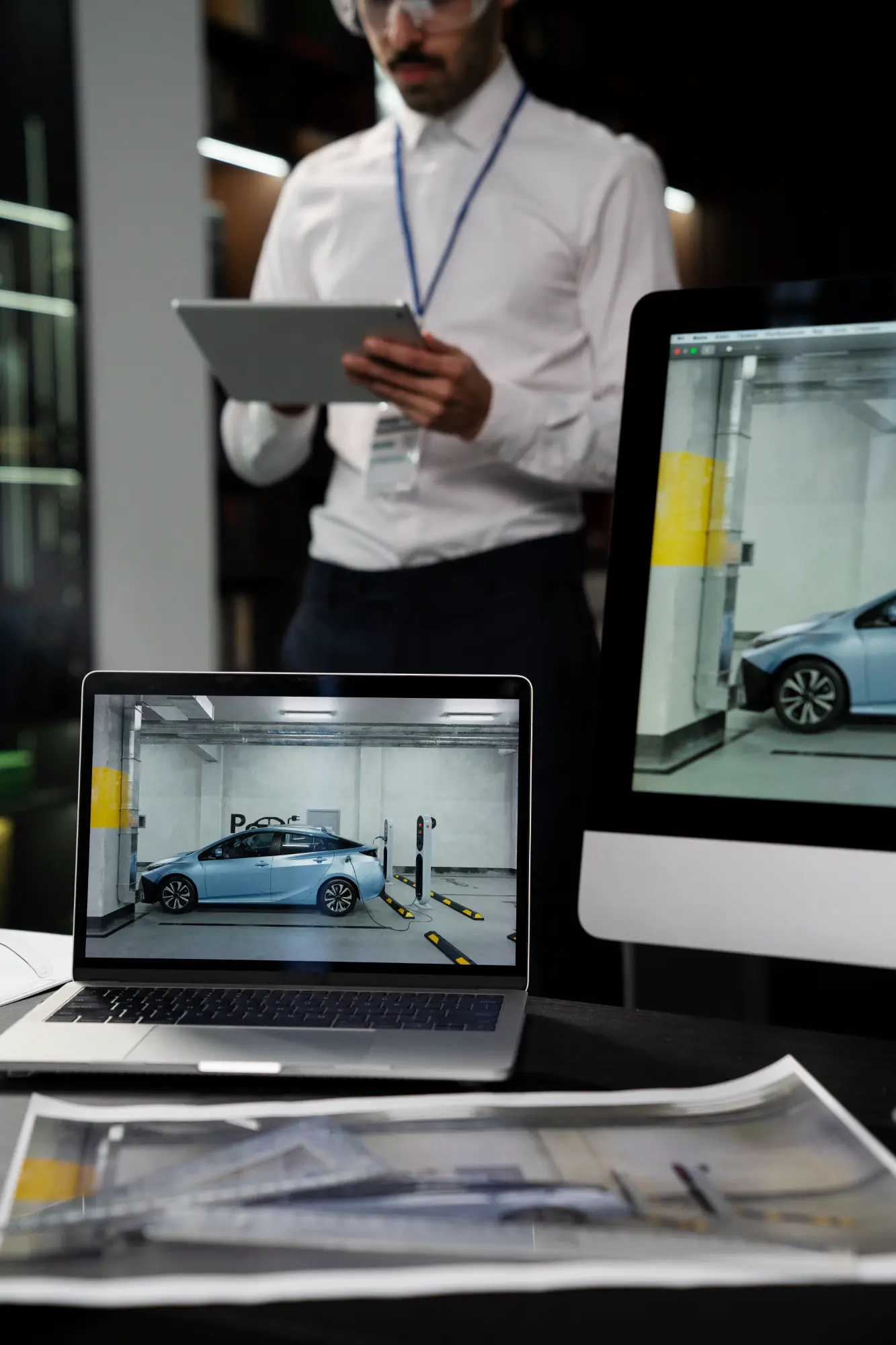 Automotive manufacturing and connected vehicle production environment