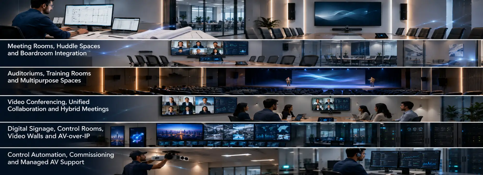 Audio visual integration technology ecosystem