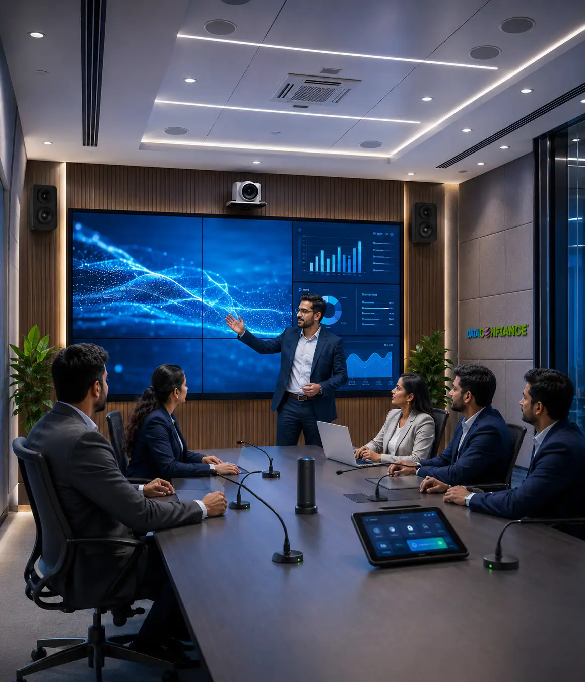 Enterprise meeting rooms and collaboration spaces