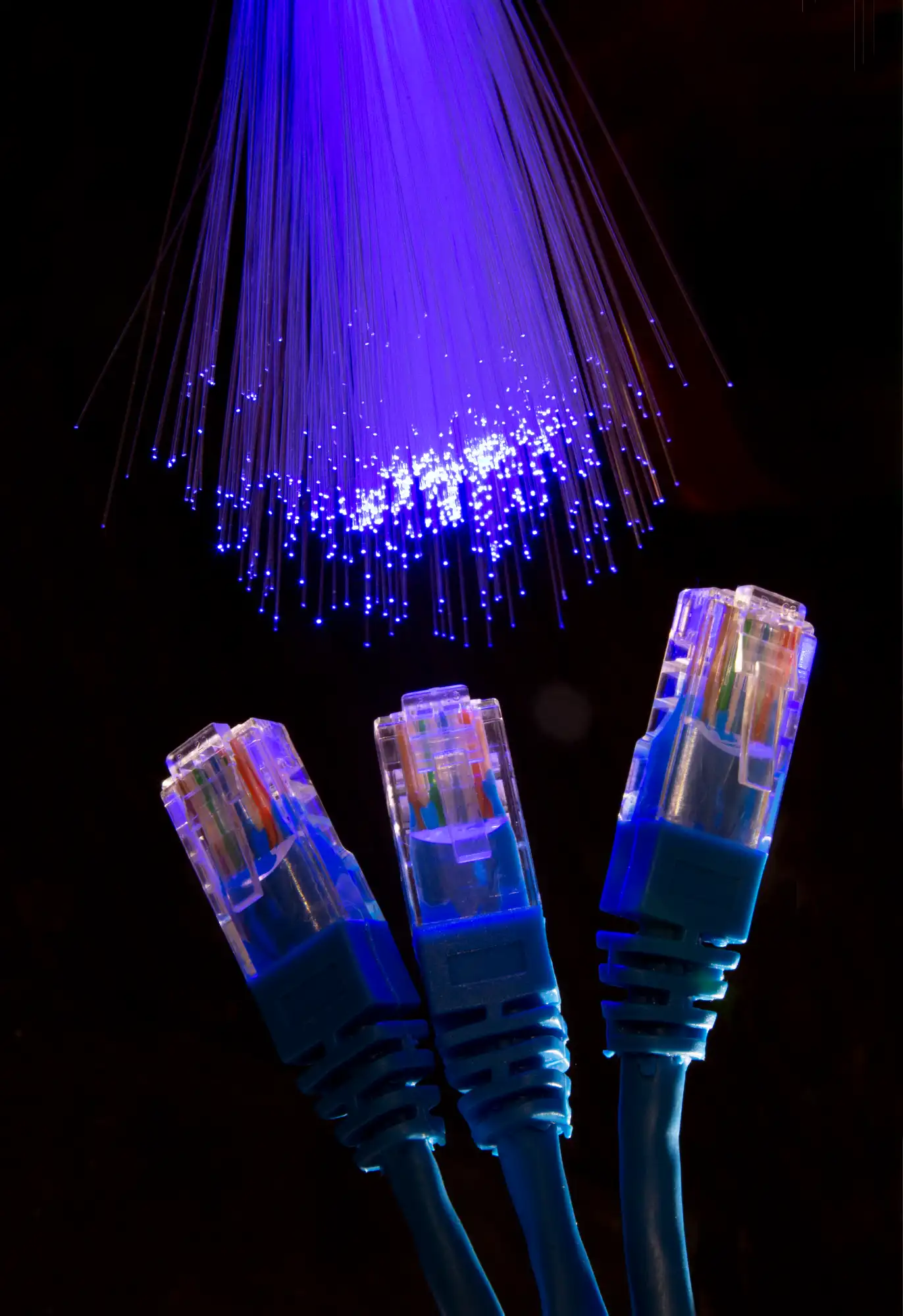 Organised structured cabling and patch panels